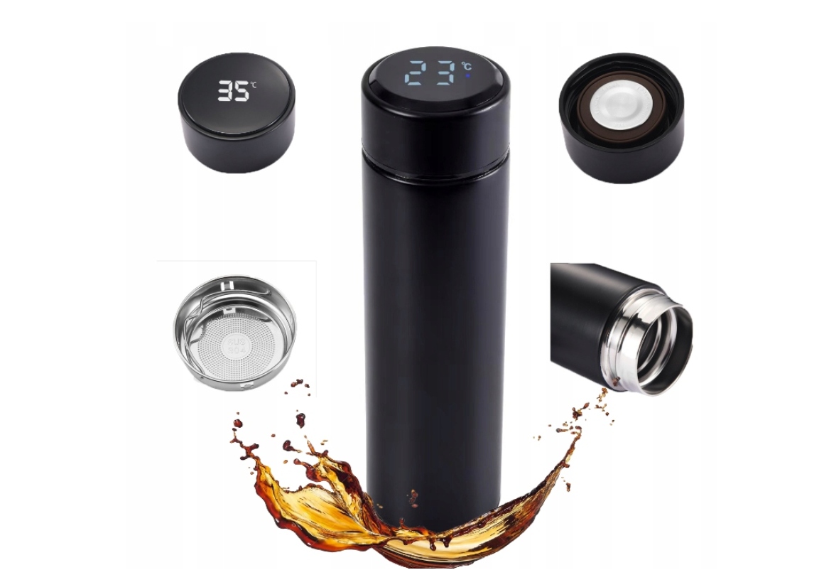 Kubek Termiczny Dotykowy Termos 480ml Na Kawę Herbatę