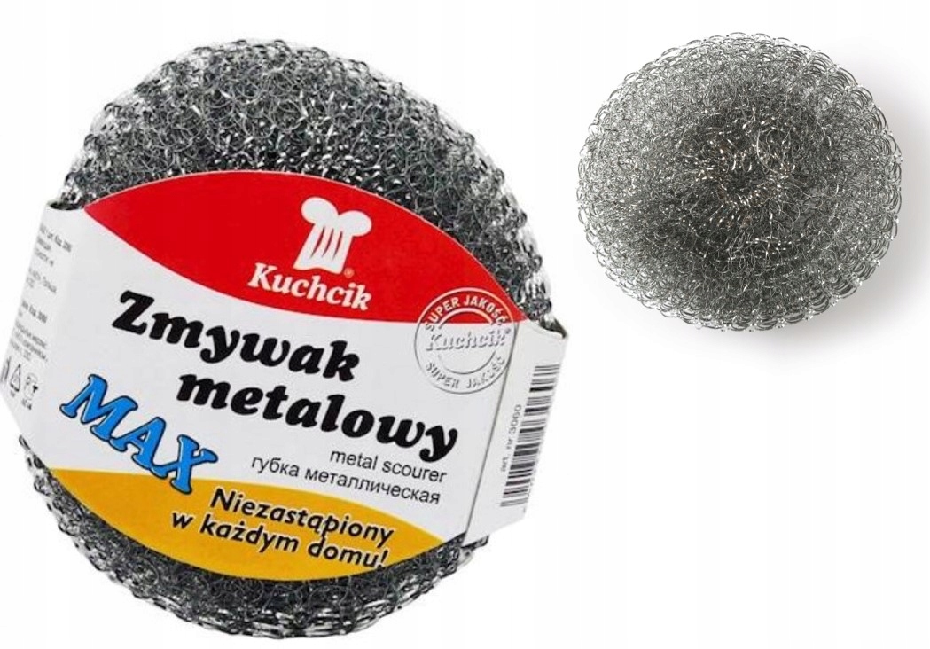 

Zmywak druciak metalowy ostry Kuchcik Max 1szt