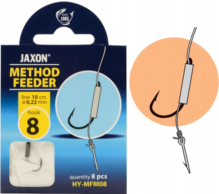 

Haczyki Method Feeder Jaxon 8szt. przypon igła 8
