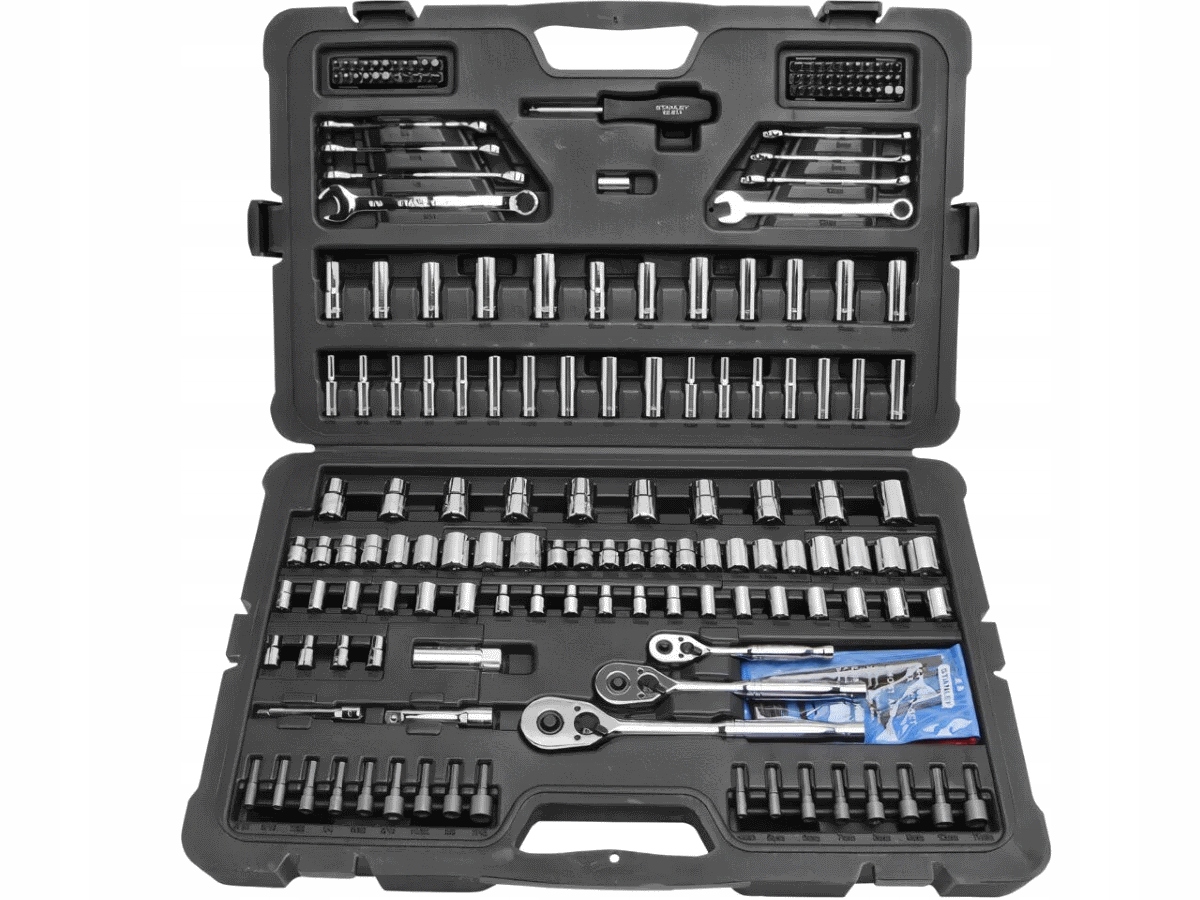 ZESTAW KLUCZY NASADOWYCH 201 EL STANLEY WALIZKA