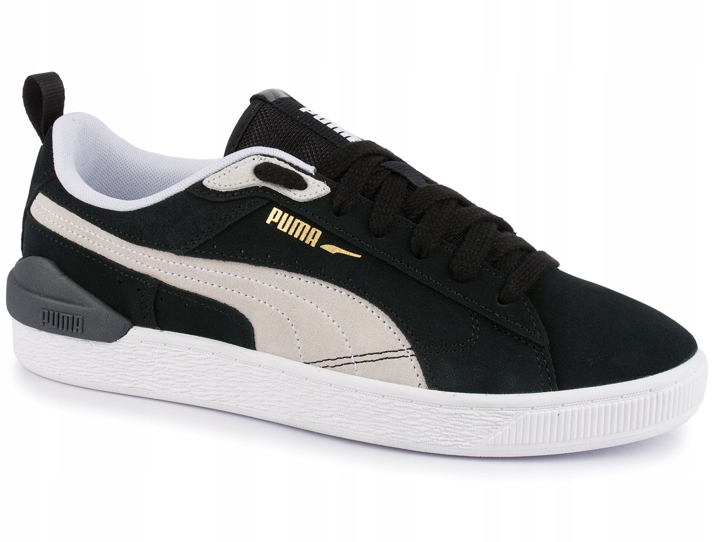 Męskie buty sneakersy Puma Suede Bloc czarne skórzane trampki r 42