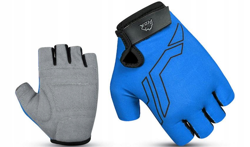 Rękawiczki Prox Rowerowe Krótkie Basic XL Air Vent Niebieskie