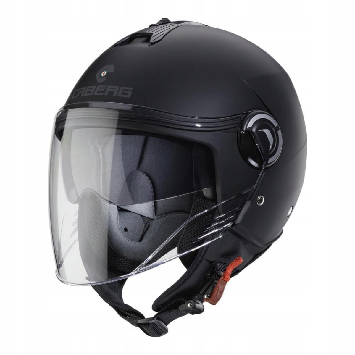 Otvorená Prilba Caberg Riviera V4X Solid Matt Čierna Veľkosť Xs