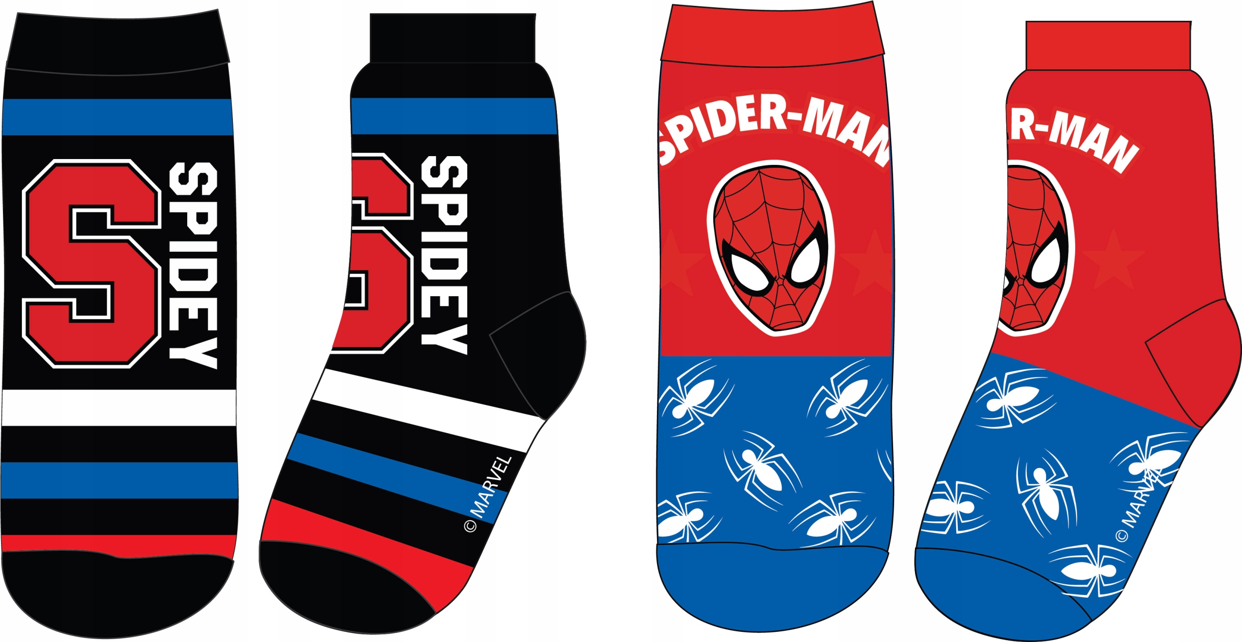 

2pak skarpetki Spider-man 27-30 Spiderman