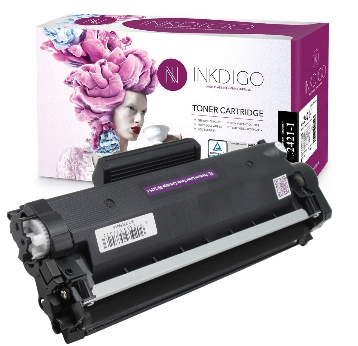 

Toner do Brother TN2421 TN2411 XL nowy chip