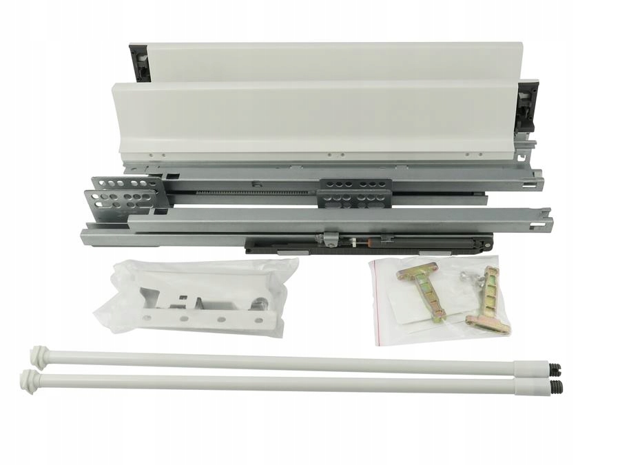 

Systembox Amix 450 mm Średni Z Poj Relingiem Biały