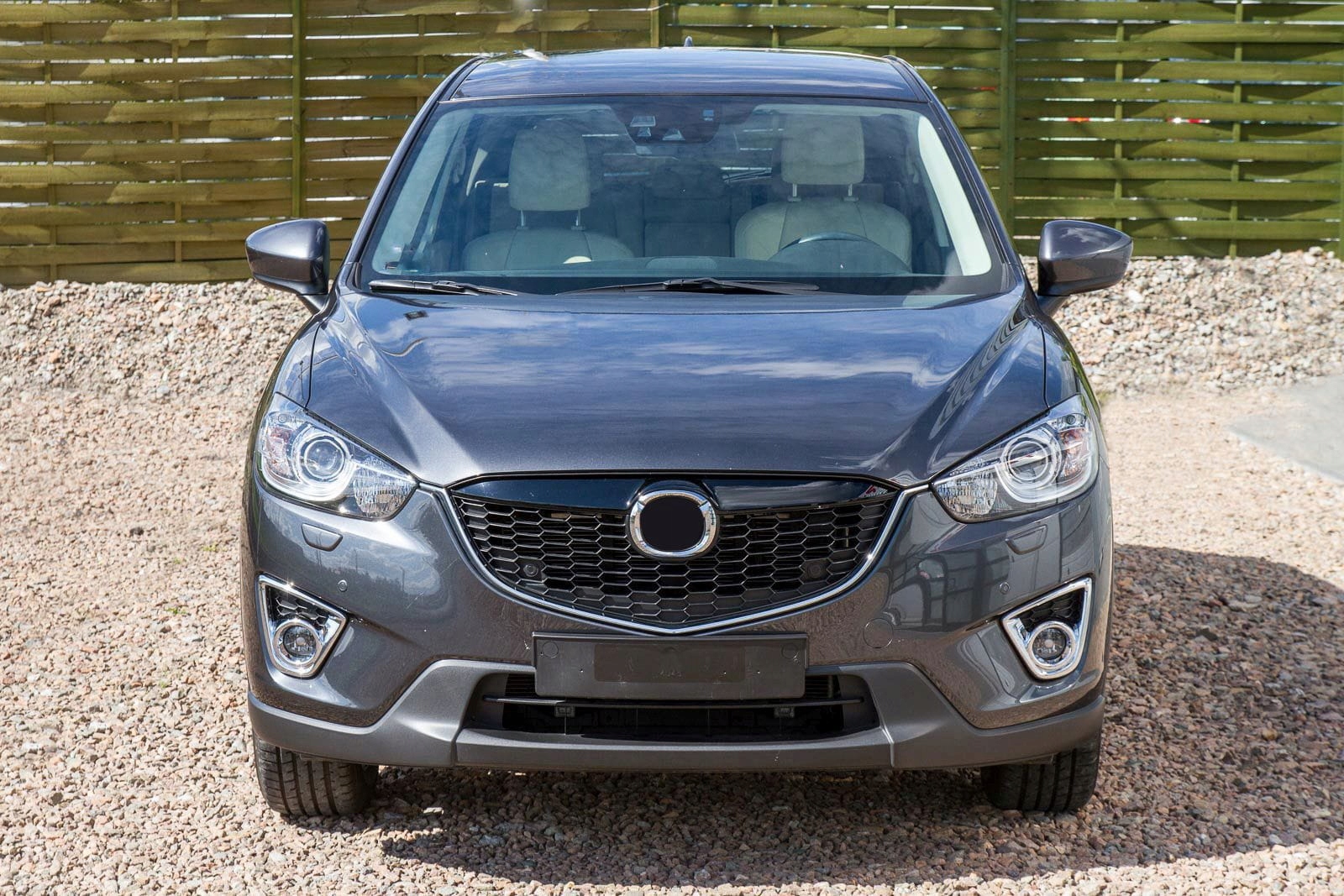 MAZDA CX-5 GRILL Z CHROMOWANĄ RAMKĄ KD4550710E Producent części Inny