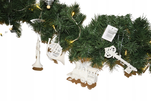 

Zawieszki Białe Brokatowe Różne