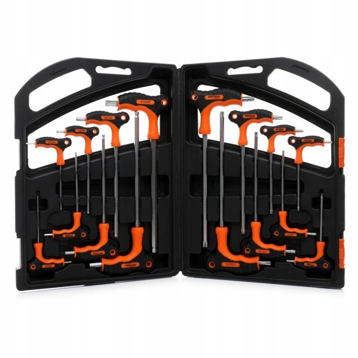 Klucze Trzpieniowe Torx T10 T50 Hex 2-10mm Rączka W Walizce