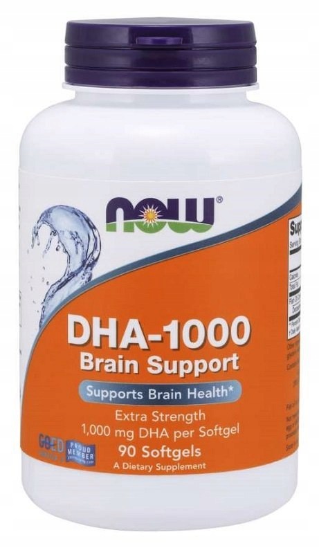 Now Foods DHA-1000 omega-3 olej rybi 90 kapsułek
