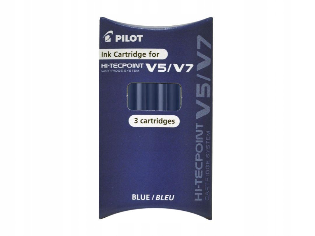 

Naboje wkłady do Pilot V5 Cartridge niebieski 3SZT