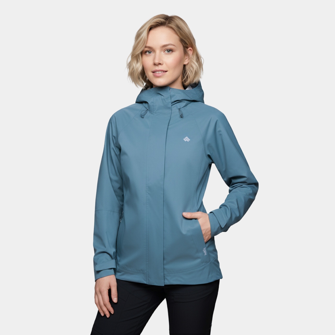 Kurtka damska 2-warstwowa Alpinus Selenga przeciwdeszczowa Dwr membrana Xs