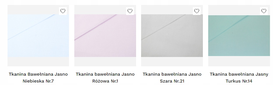 POSZEWKA BAWEŁNA FALBANKI 40 KOLORÓW 40x70 CM Materiał bawełna