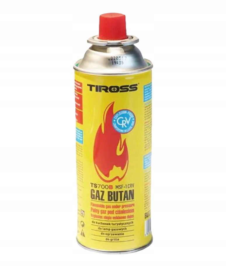 

Kartusz Gaz do Kuchenki Tiross system Crv