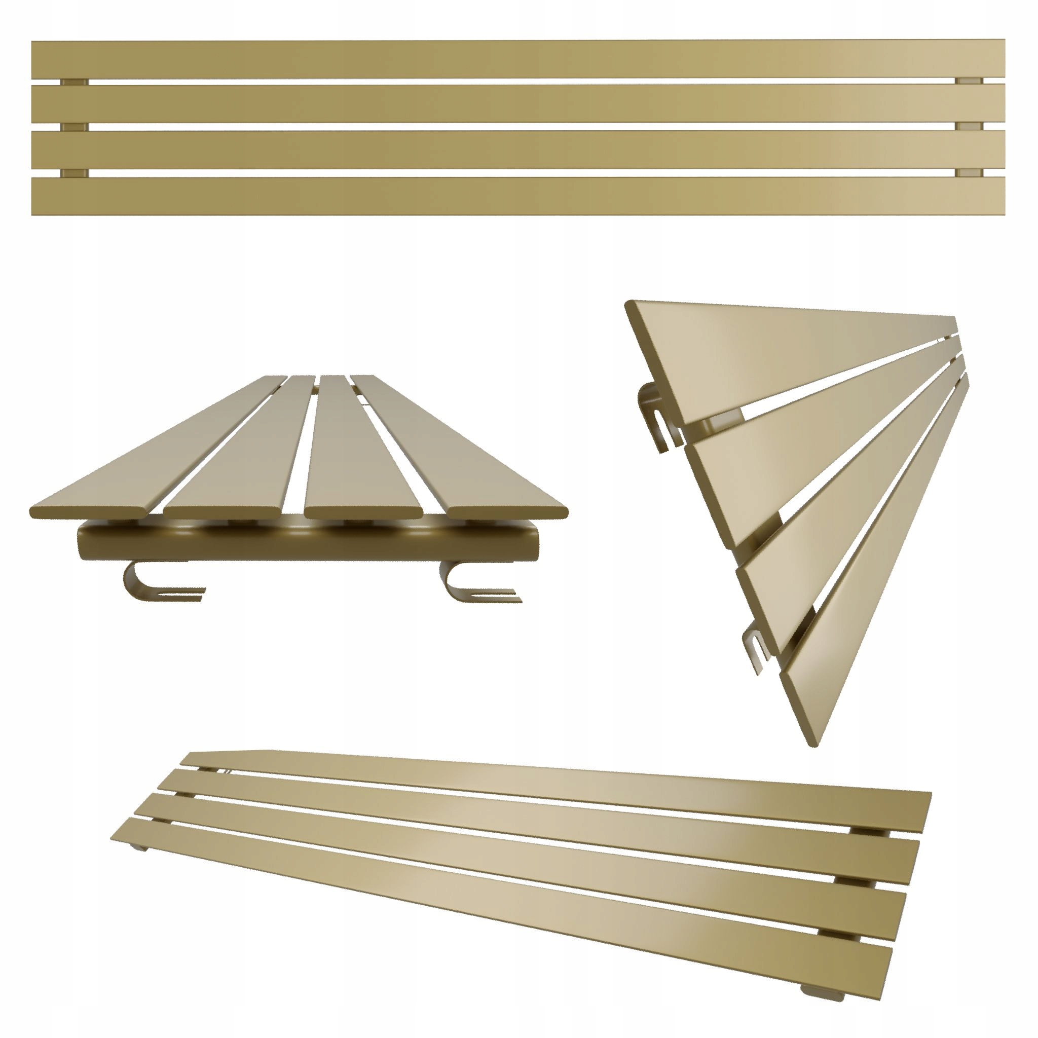 Horizontální ohřívač Belloslim 30x120 světlý antik