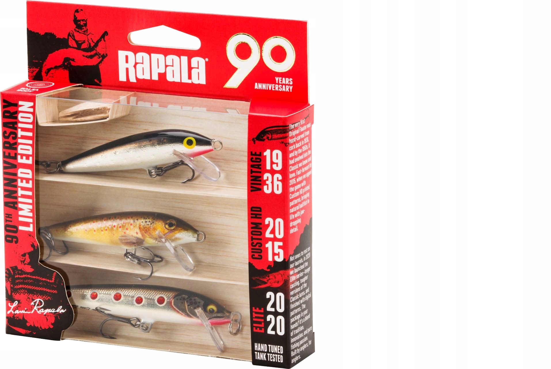 Rapala Zestaw Przynęt Spinningowych Wobler na 90-lecie