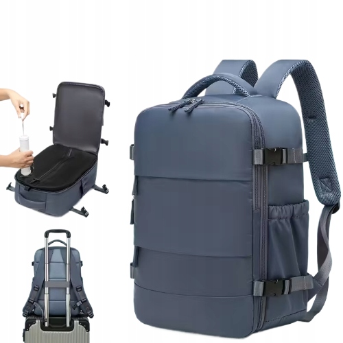 Plecak Bagaż Podręczny Kompresyjny Próżniowy Samolot 40x30x20 Pompka