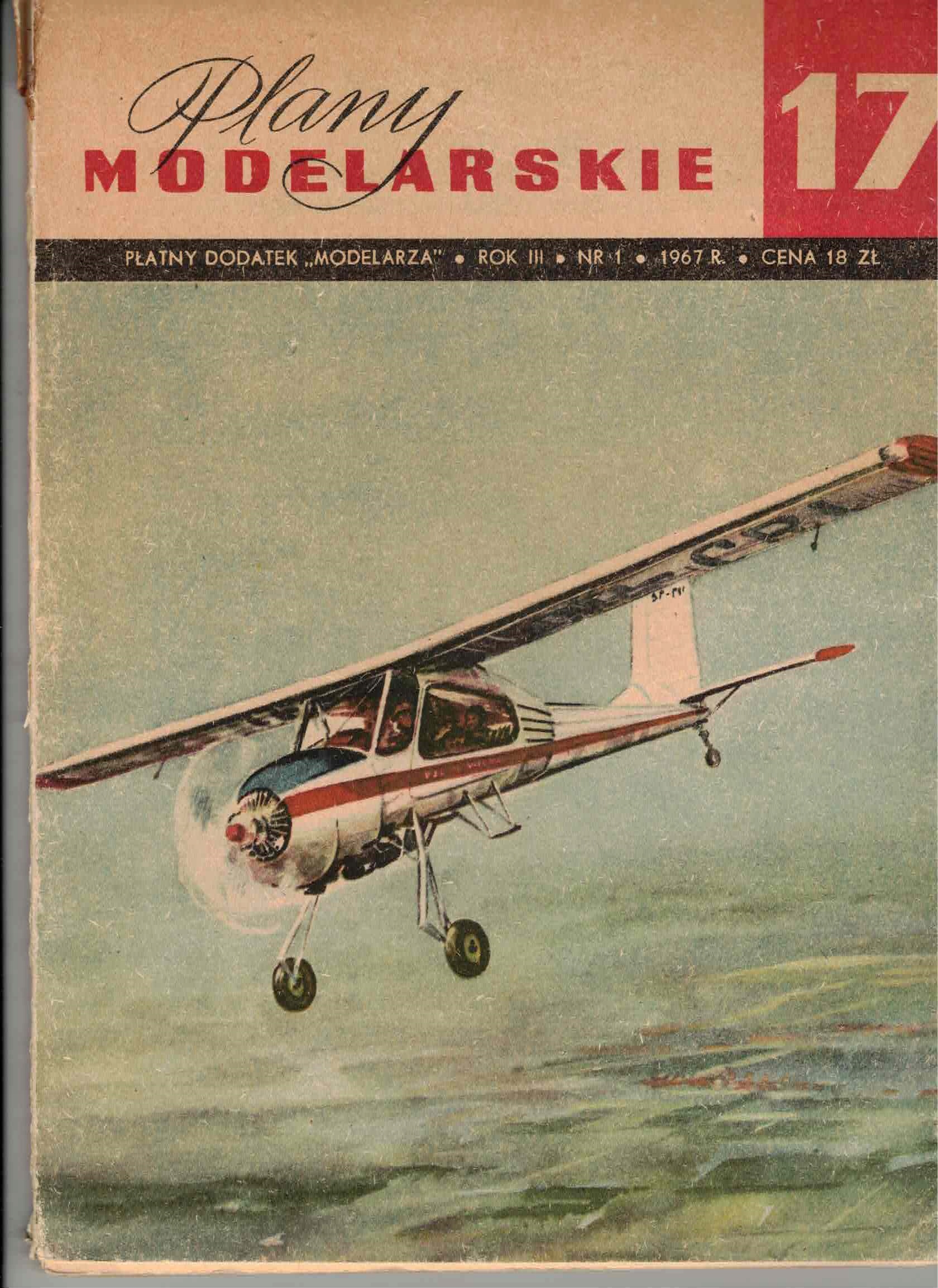 PM nr 17 WIELOZADANIOWY SAMOLOT PZL-104 WILGA