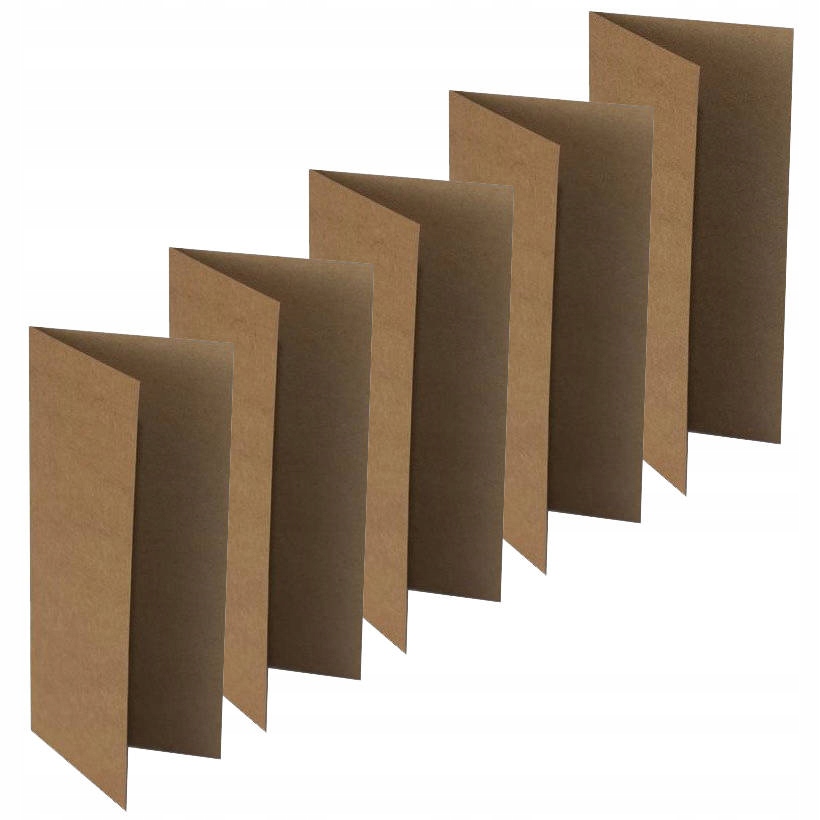 Baza do kartki DL kraft 10x21 Rzeczy z papieru