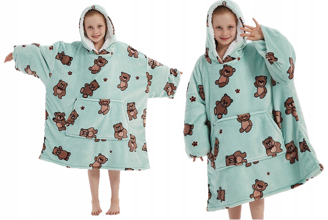 

Bluza Koc Gruba Kocobluza Dla Dzieci Dziecięca