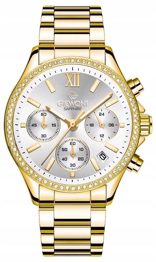 Dámské hodinky Giewont Sapphire Zlaté Stříbrné GW3670-B2