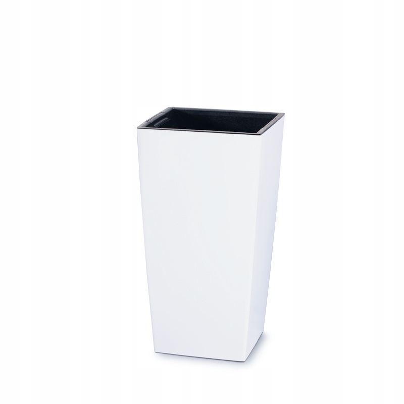 Doniczka wysoka Tubus slim shine DTUS300S | Biały — 10