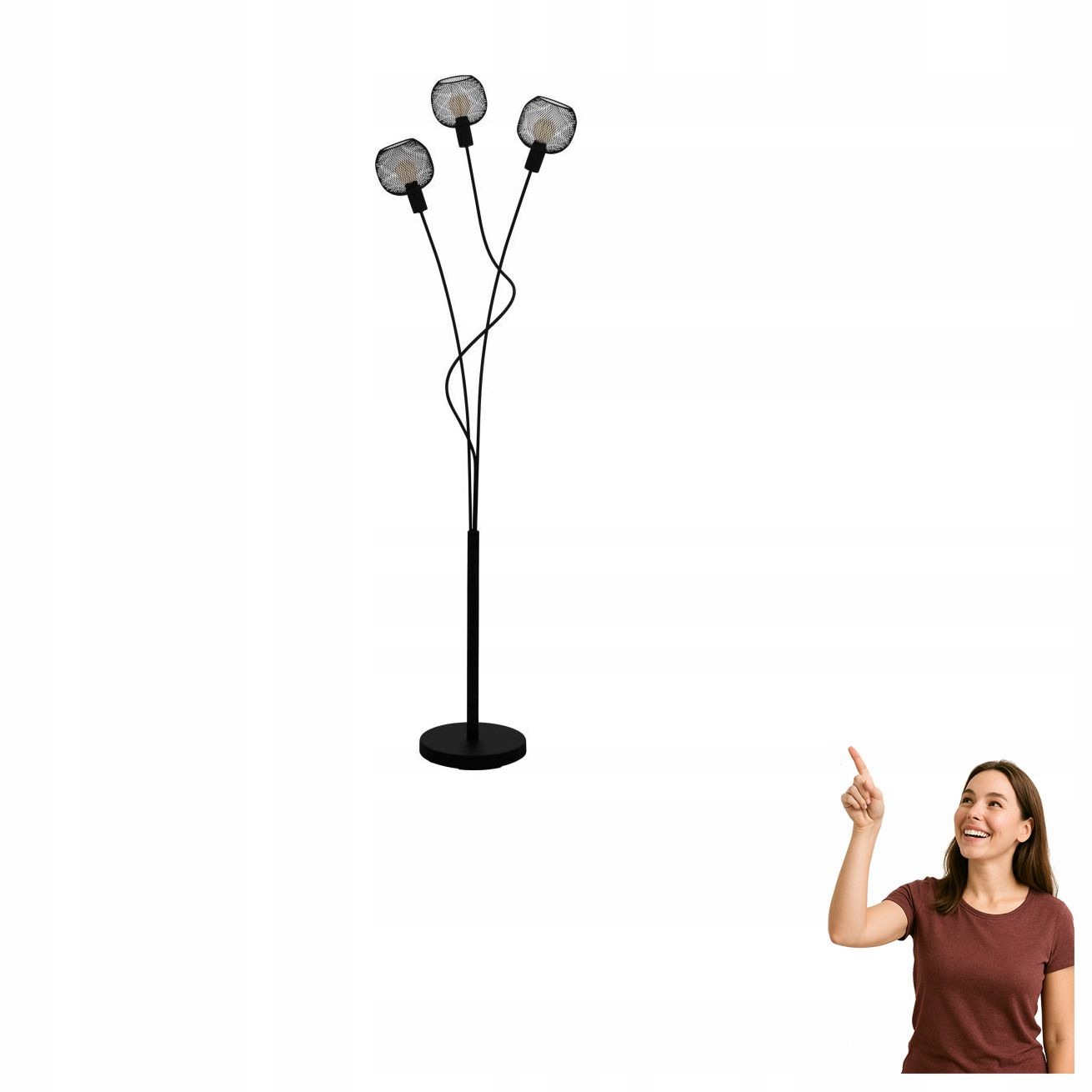 Podlahová lampa Wrington 1 43377 Eglo