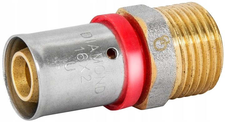 ZŁĄCZKA PEX ZACISKANA PRASA 16x3/4'' GZ