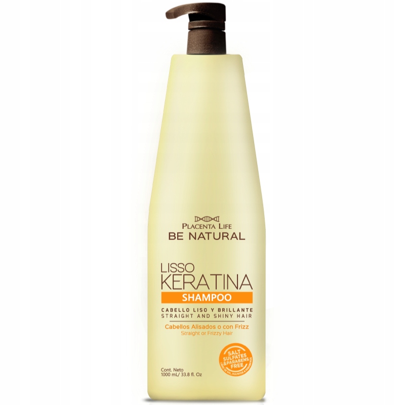Placenta Life Szampon do włosów Wygładzajacy Lisso Keratina 1000ml