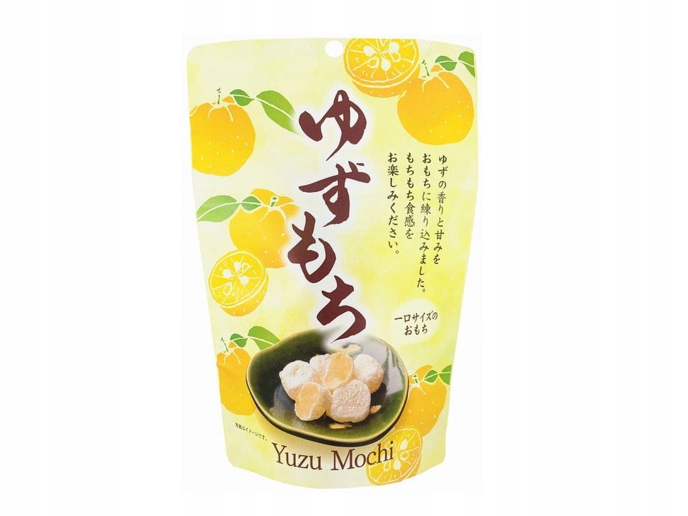 3x Mochi Yuzu, rýžové sušenky s příchutí Yuzu 130 g Seiki