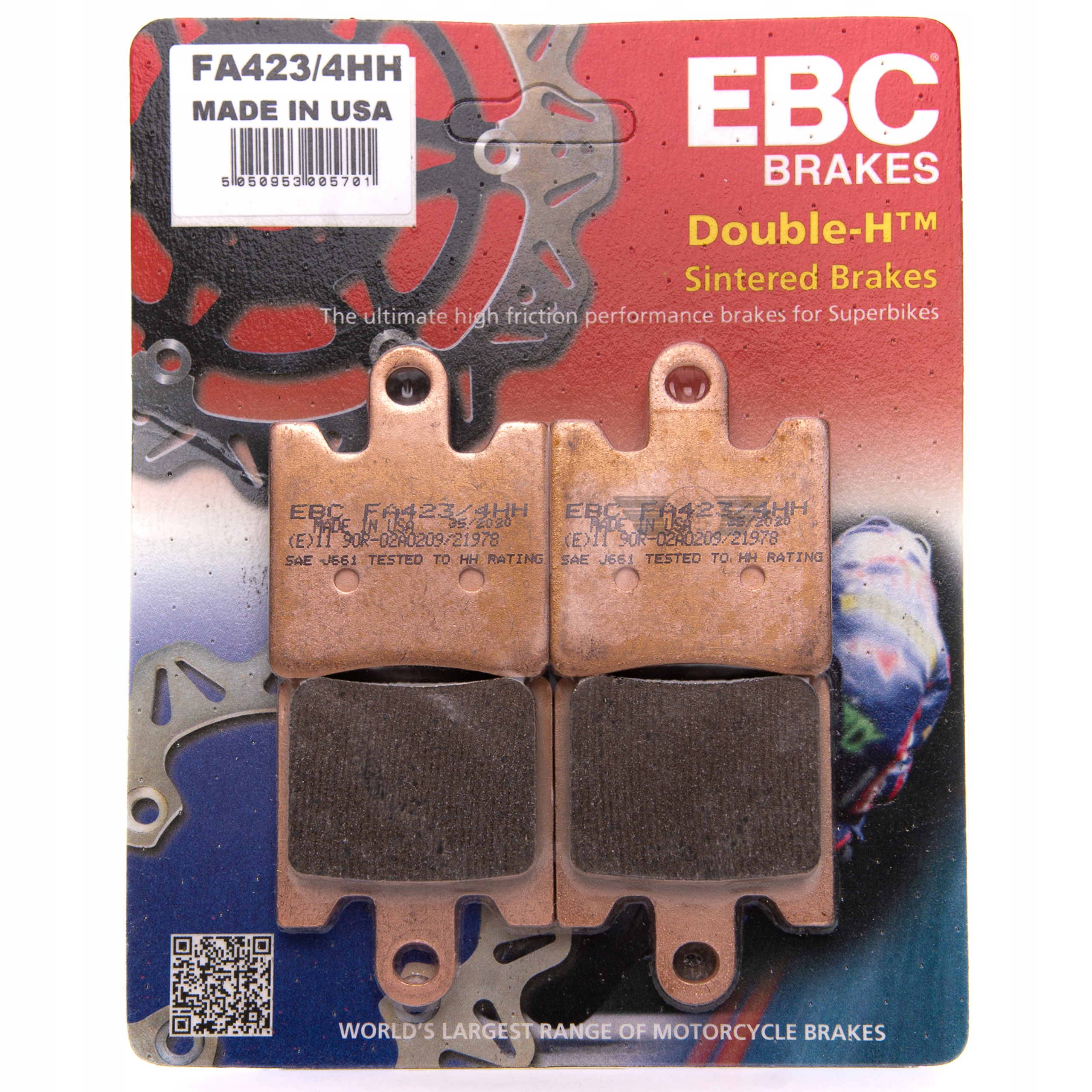 KLOCKI HAMULCOWE EBC YAMAHA FJR1300 PRZÓD