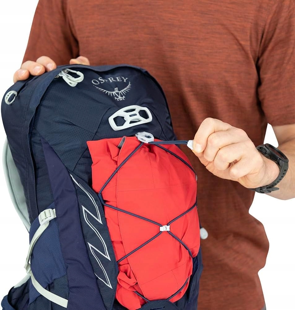 Plecak Trekkingowy Męski 11L Turystyczny Outdoor Szary Osprey Talon 11 — miniatura 3