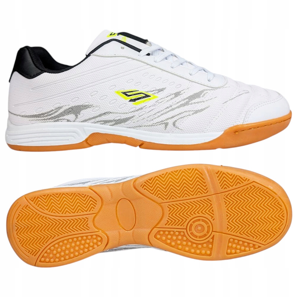 Buty Halówki Piłkarskie Na Halę Męskie Białe Halowe Treningowe Na Salę 46