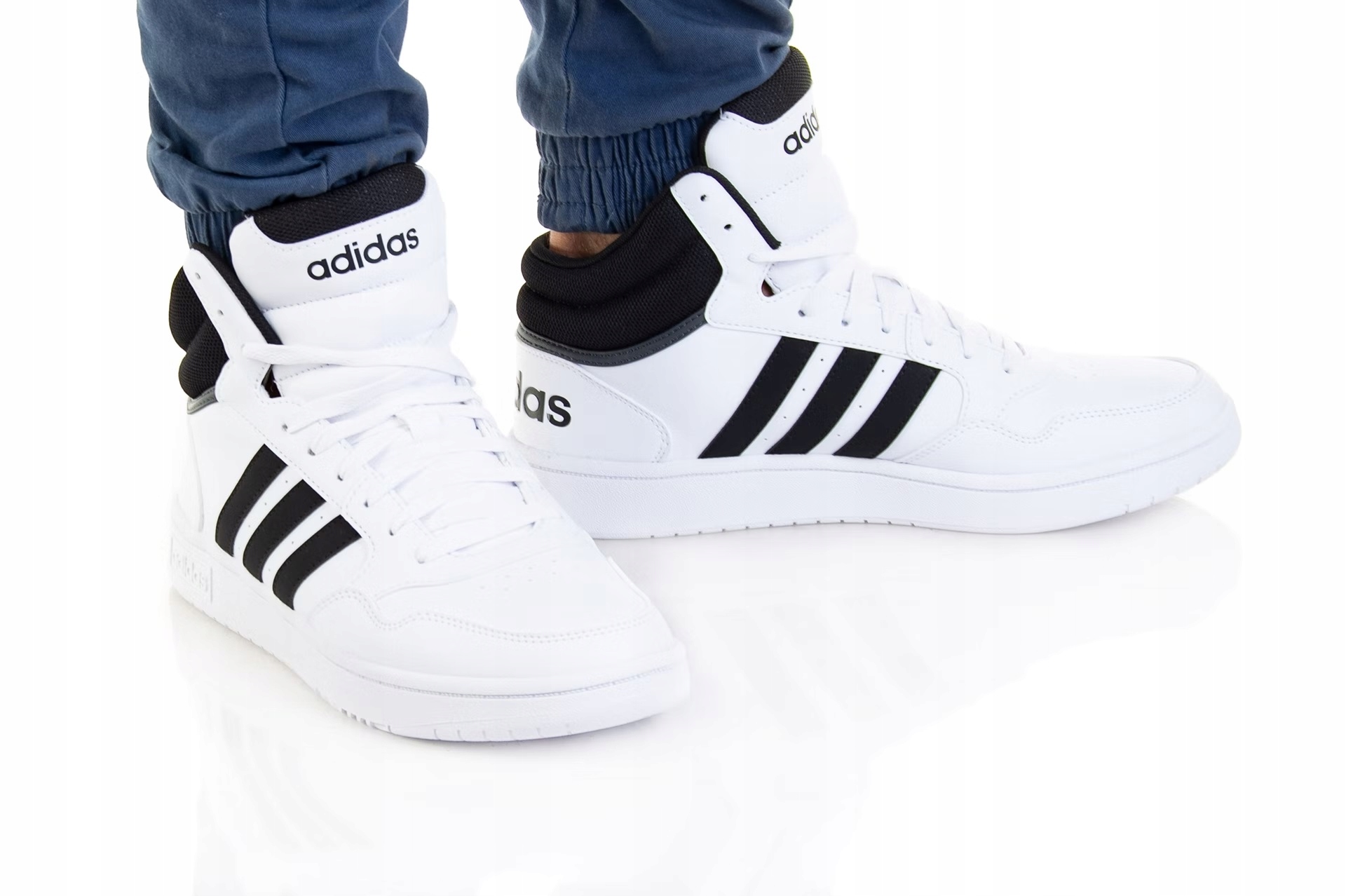 ADIDAS HOOPS 3.0 MID Buty męskie wygodne wysokie