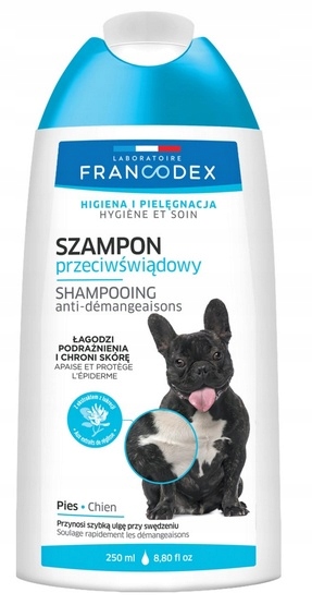 Šampon Proti Svědění Pro Psa A Kočku Zklidňuje Podráždění Pokožky 250 ML
