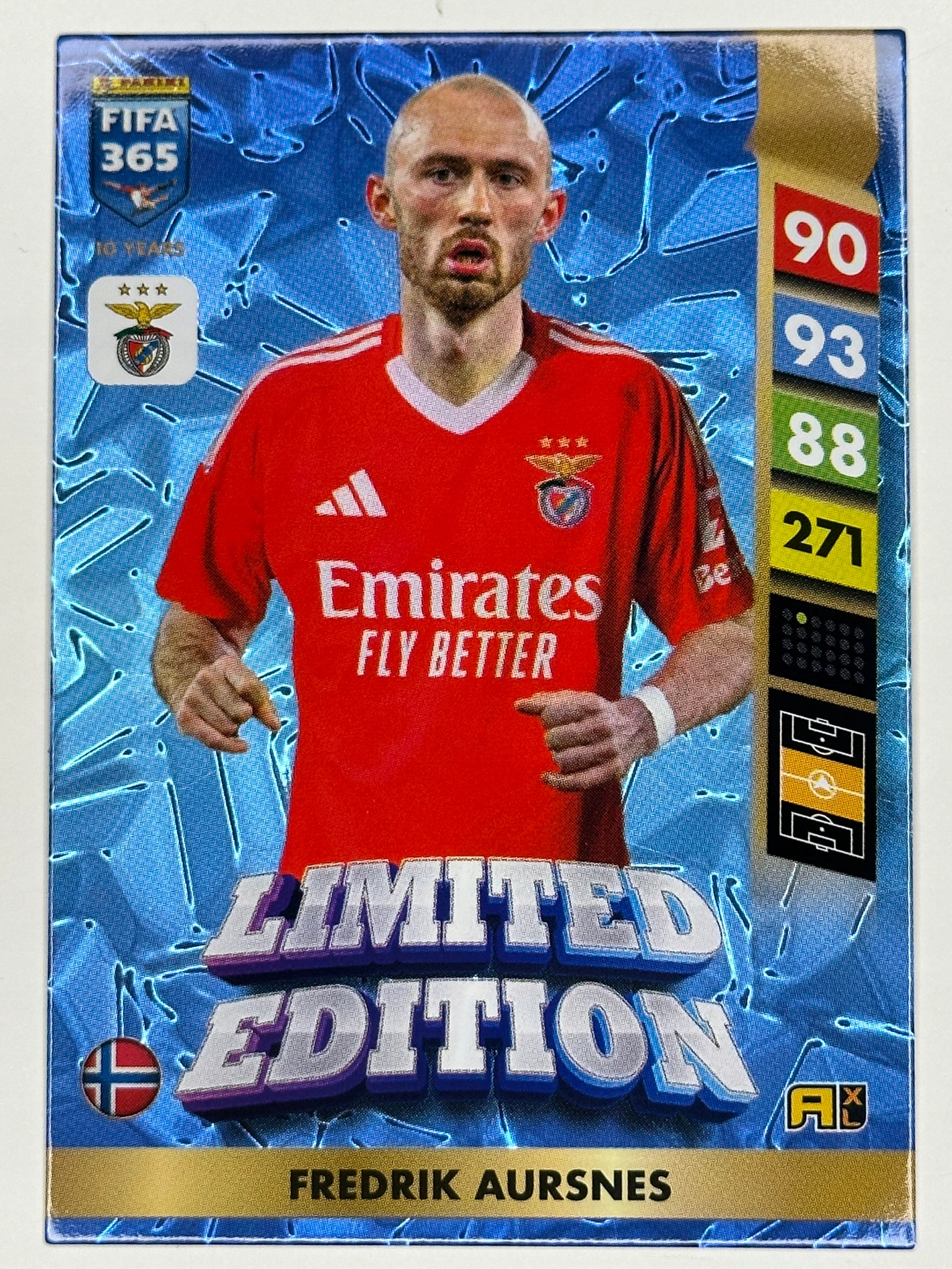 Panini Fifa 365 2025 Limited Fredrik Aursnes Sl Benfica