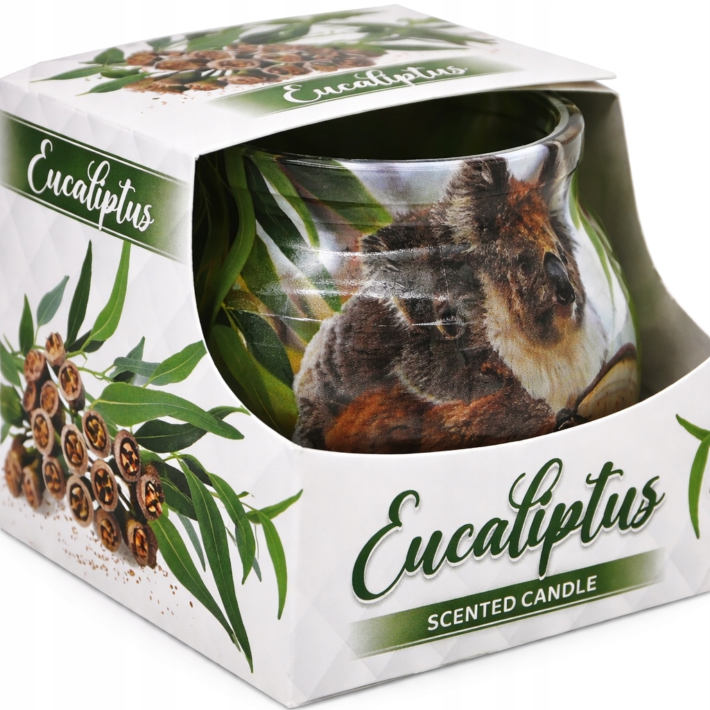 Świeca zapachowa parafinowa Miral 80 g EUKALIPTUS