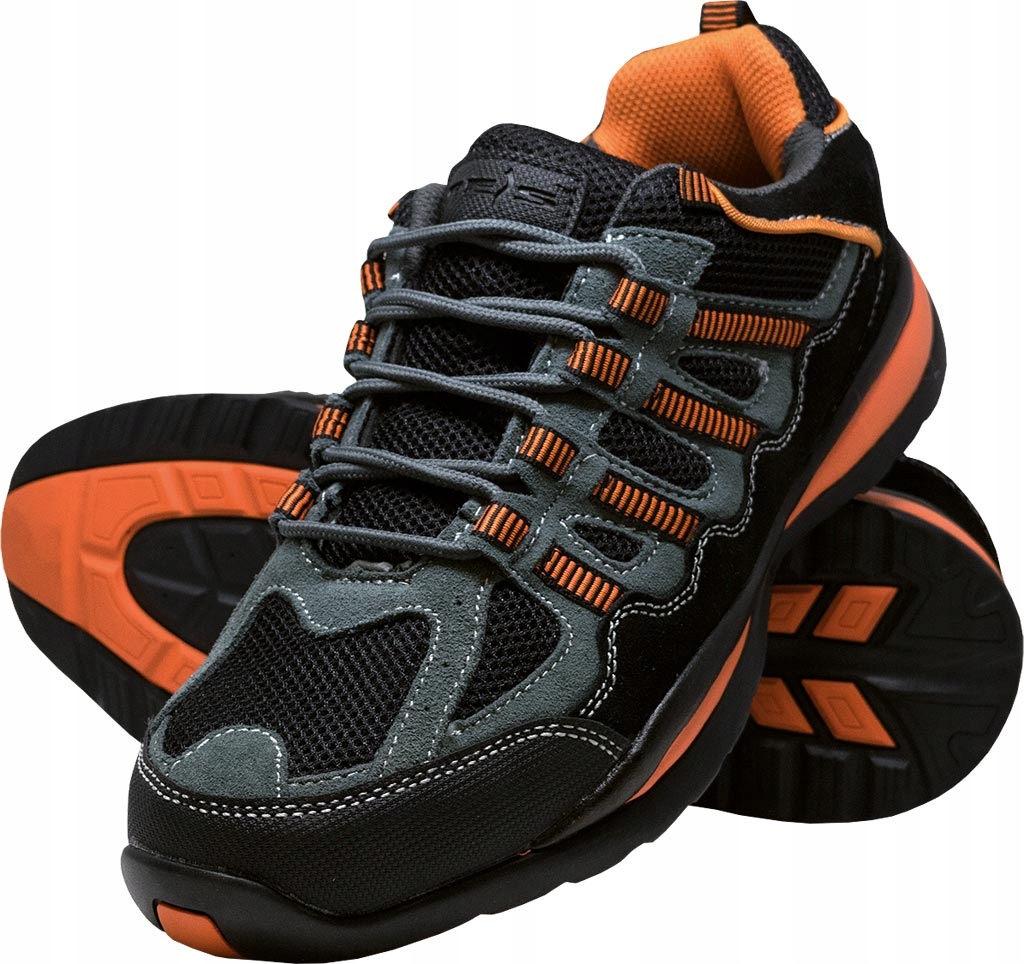 Buty robocze obuwie ochronne skórzane zamszowe z podnoskiem Sb