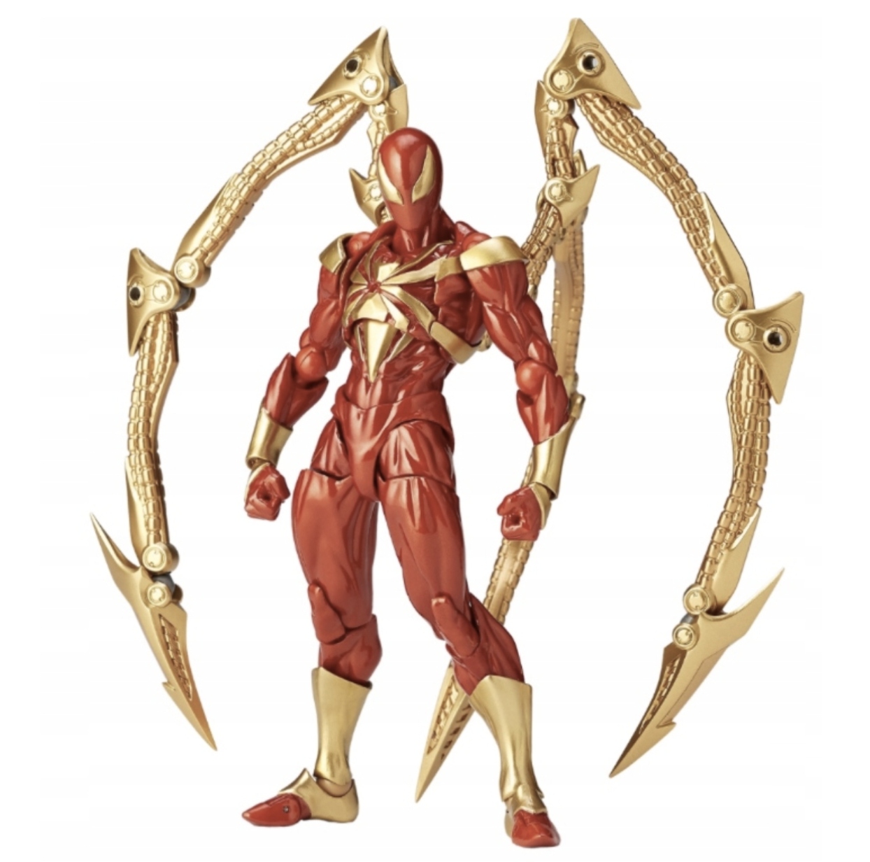 Pohyblivá figurka Red Spiderman Iron Spider pohyblivá plus akcesoria