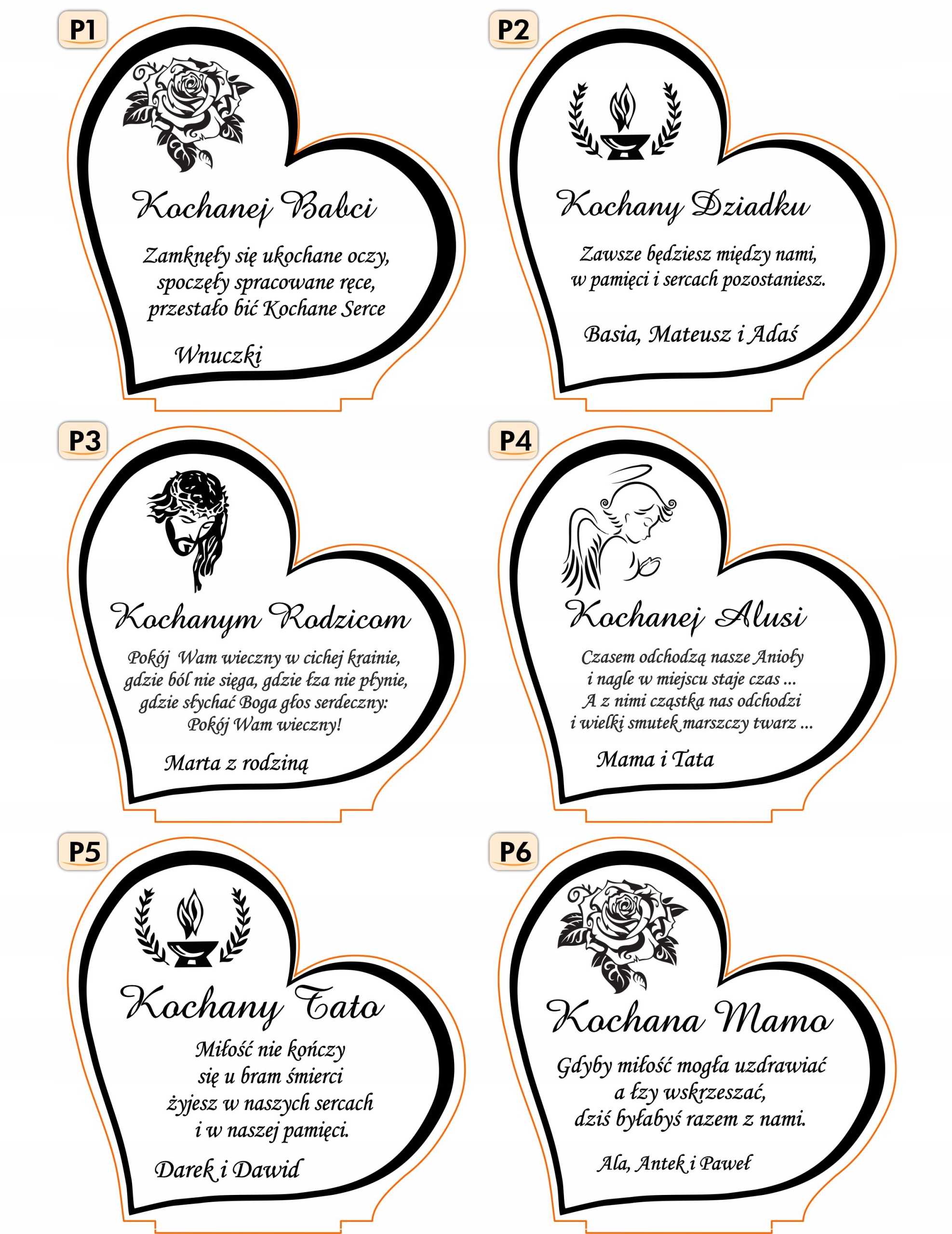 DUŻA PODSTAWKA POD ZNICZ + TWOJA DEDYKACJA - TRWAŁY GRAWER EAN (GTIN) 4059055000134