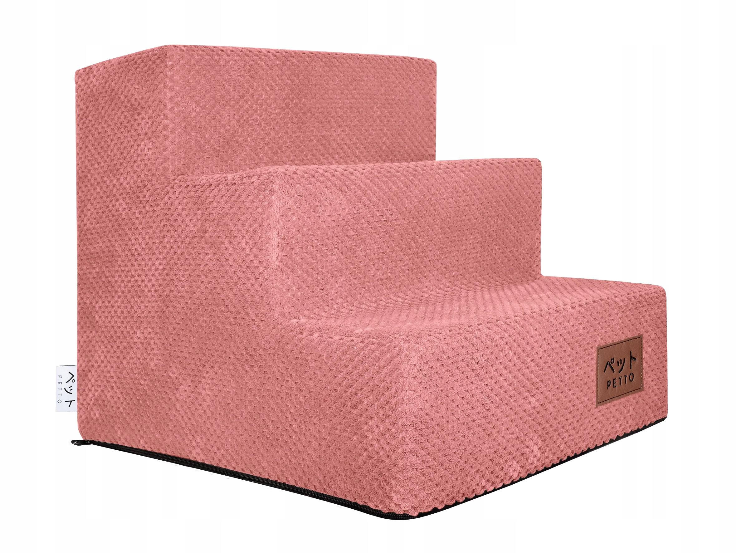 Levně Petto Schodky pro psa Takai 3 stupně tmavě růžové