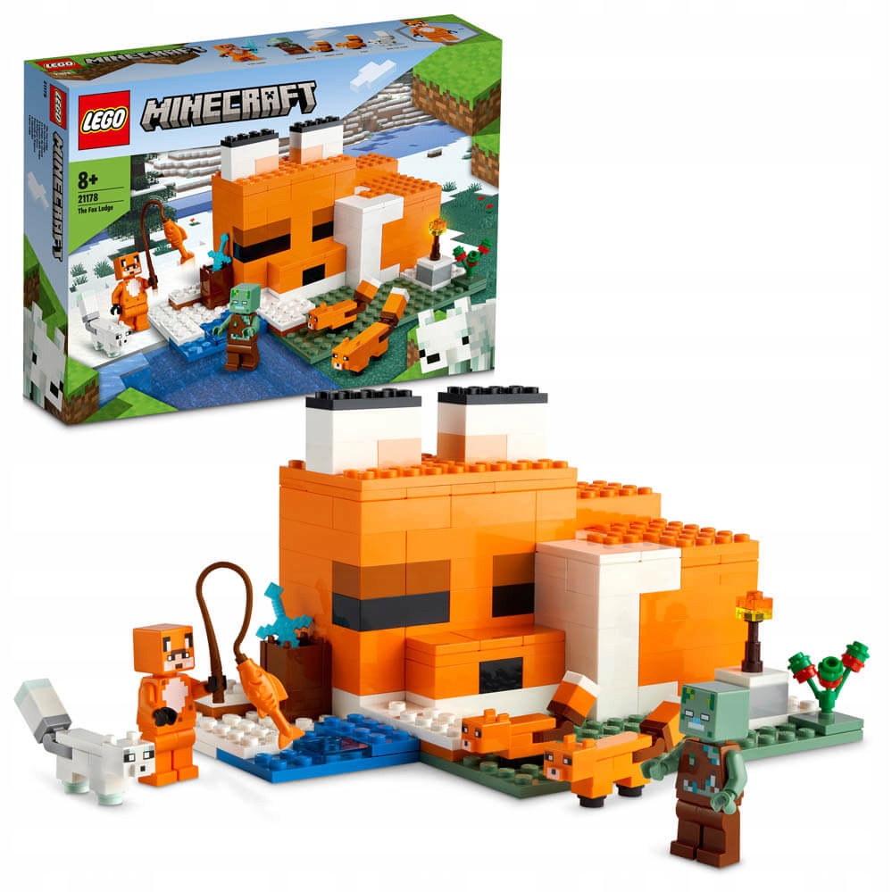 LEGO 21178 MINECRAFT 2022 Siedlisko lisów Bohater Minecraft