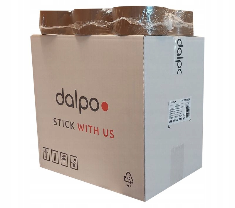 Taśma pakowa cichego odwijania brązowa Cicha 48/60 akryl cichy 48x60 36 szt