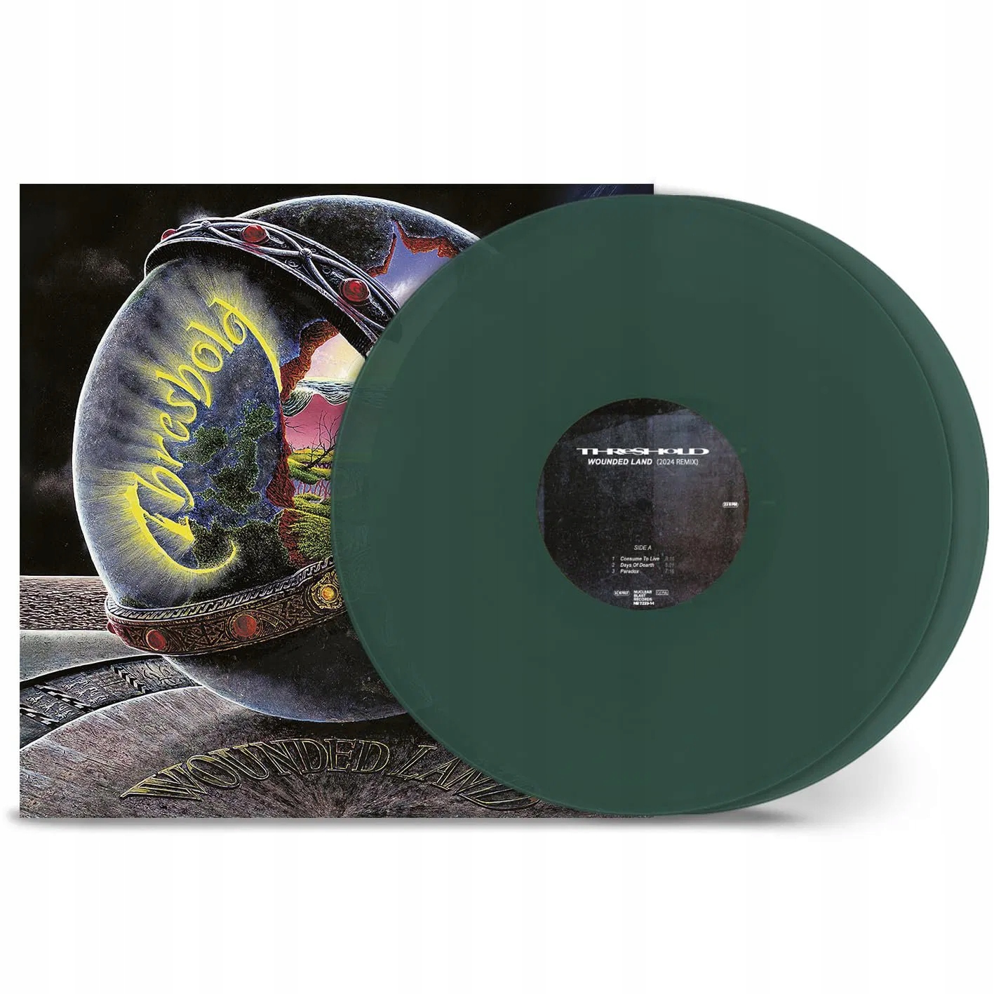 Threshold Wounded Land 2LP 2xWINYL (Coloured Transparent Green Vinyl)