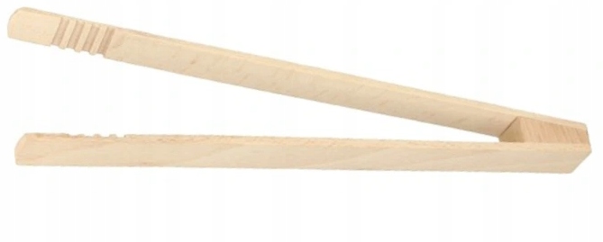 

Szczypce Drewniane do tostów sałatek grila 32cm Pl