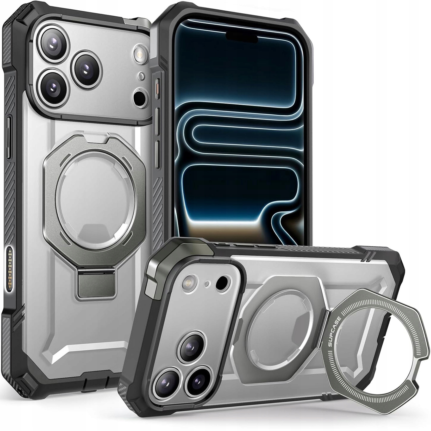 Etui do iPhone 17 Pro Max, Supcase Ub Grip Mag CC, mocne plecki do MagSafe