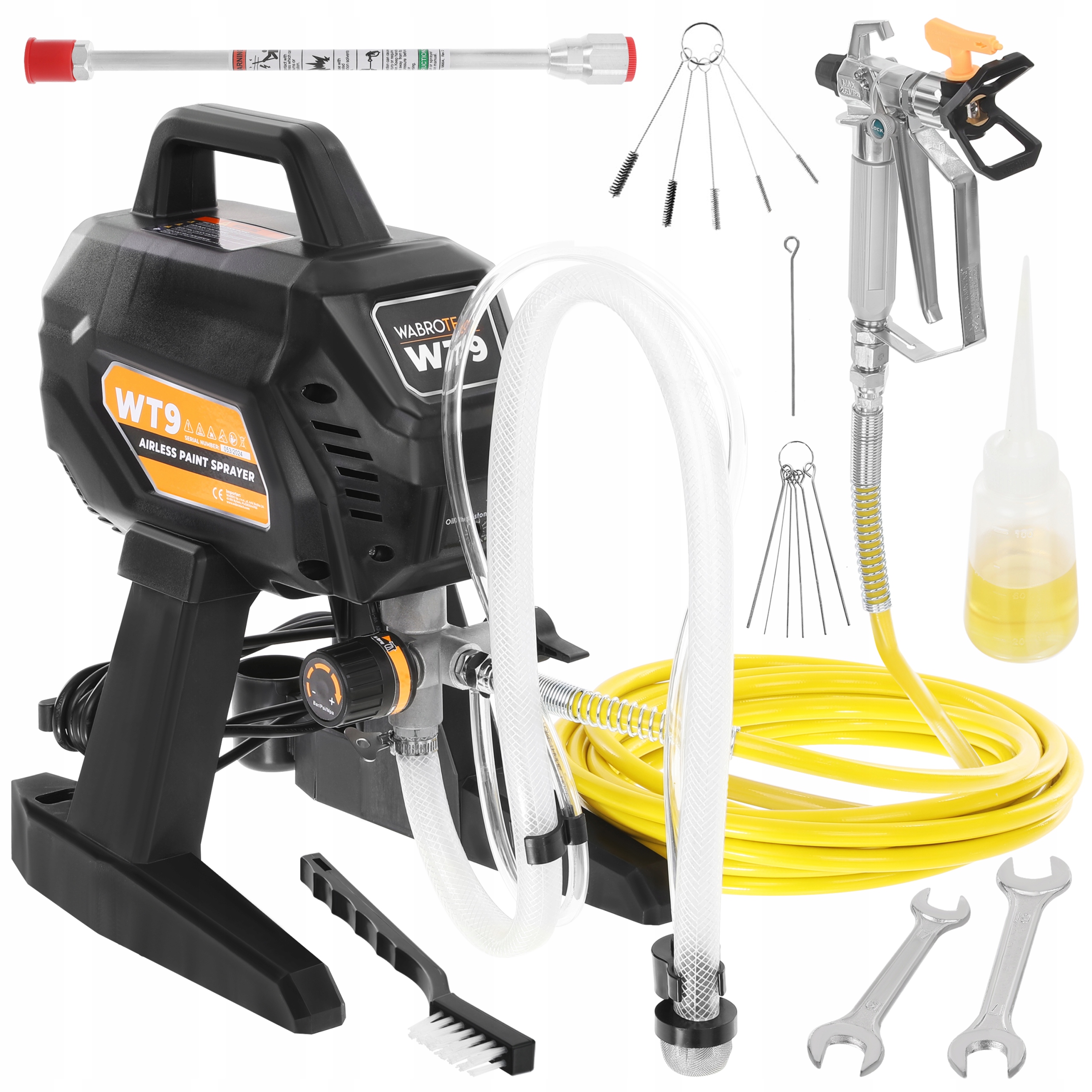 Hydrodynamický malířský agregát WT9 Wabrotech 1,5 L Pistole Airless