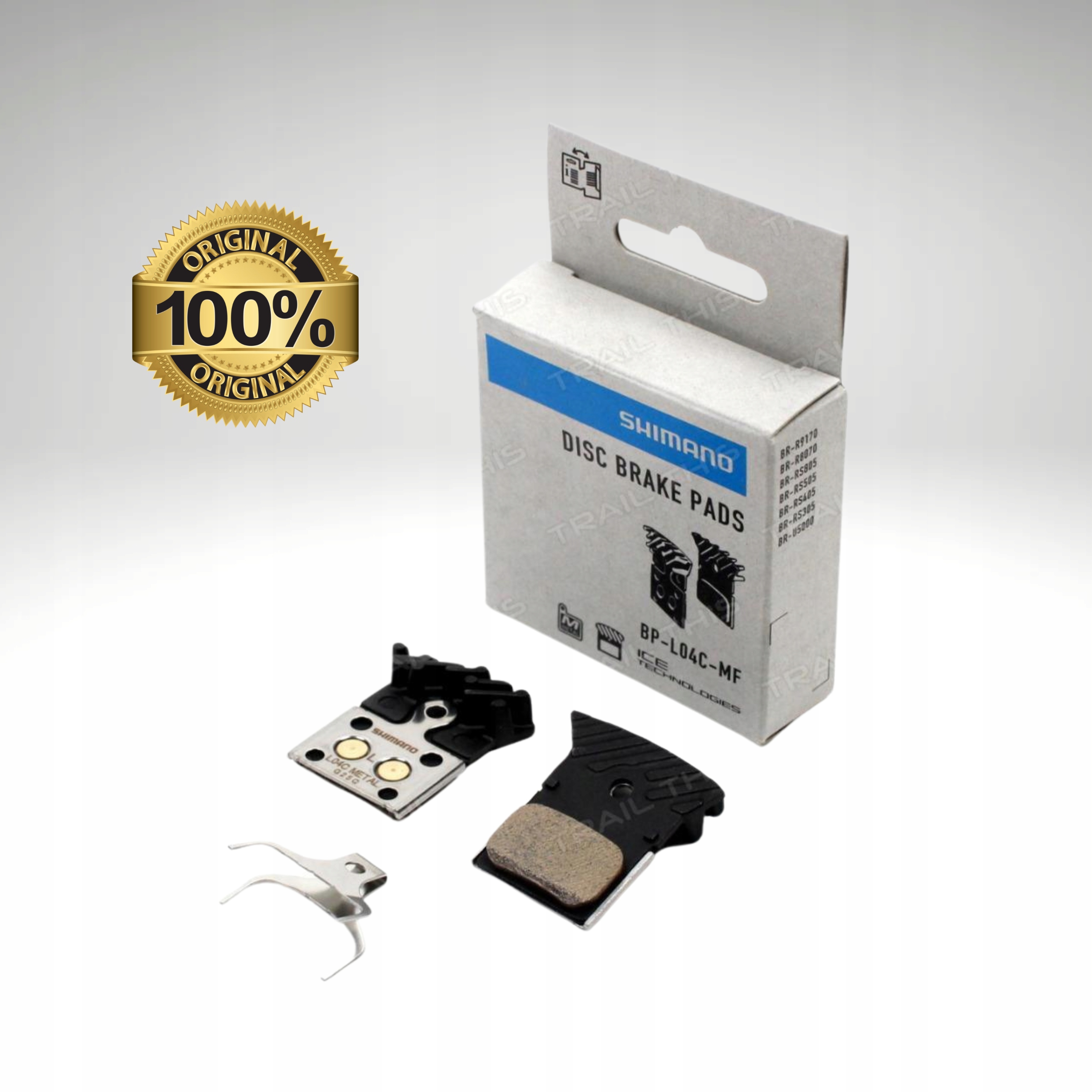 Kostky Shimano L04C kovové s chladičem Ultegra Grx Gravel Originál