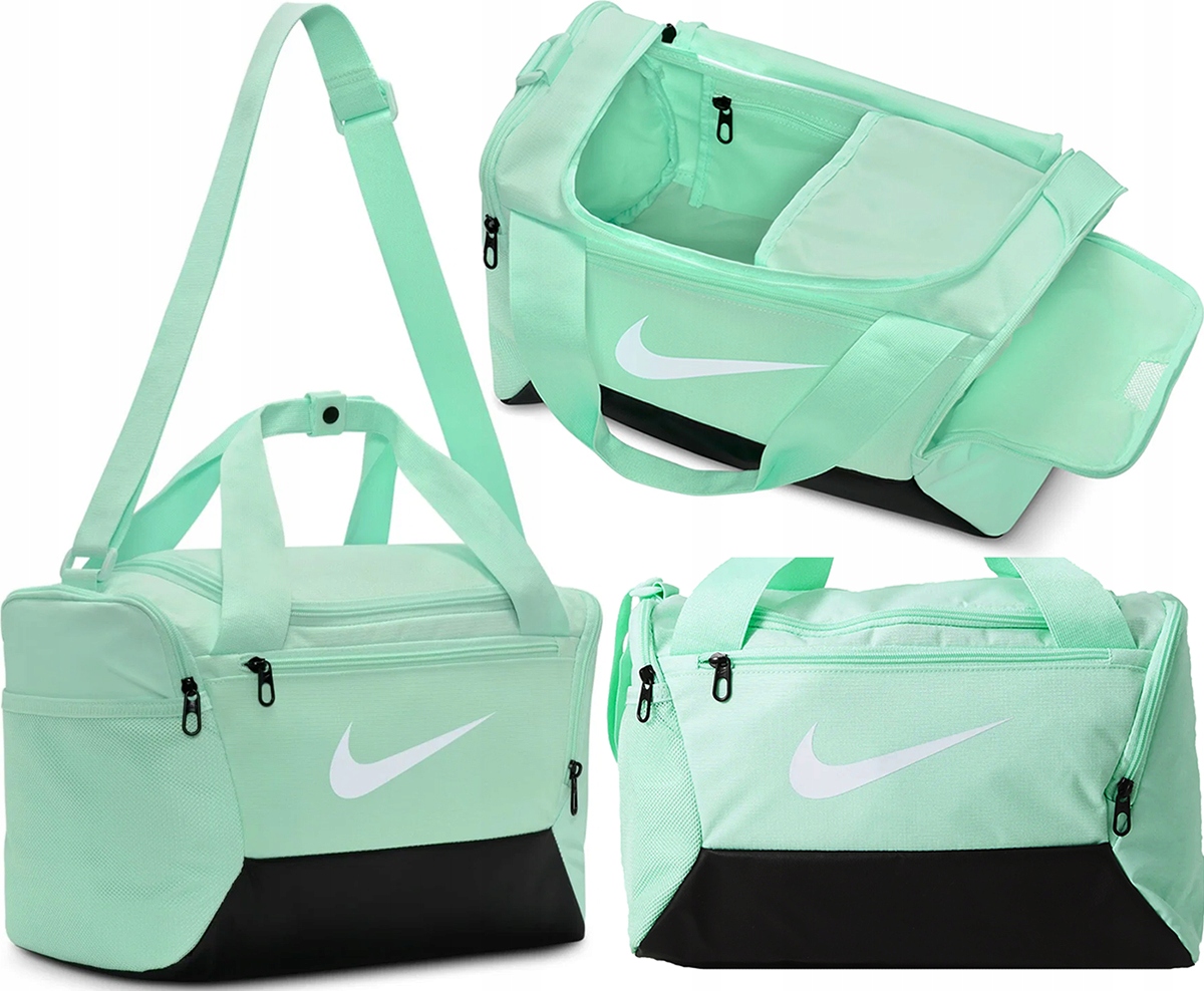 Torba Nike Na Siłownie Trening Fitness Sportowa Brasilia Miętowa Bag 25L
