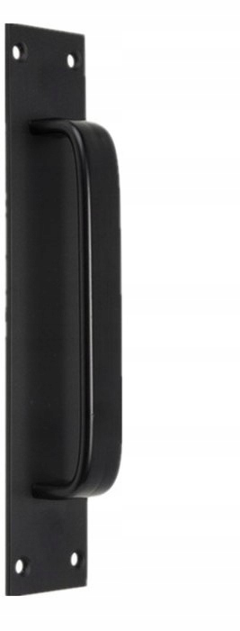 UCHWYT LOFT OUT PROSTY KLAMKA CZARNA RUSTYKALNA